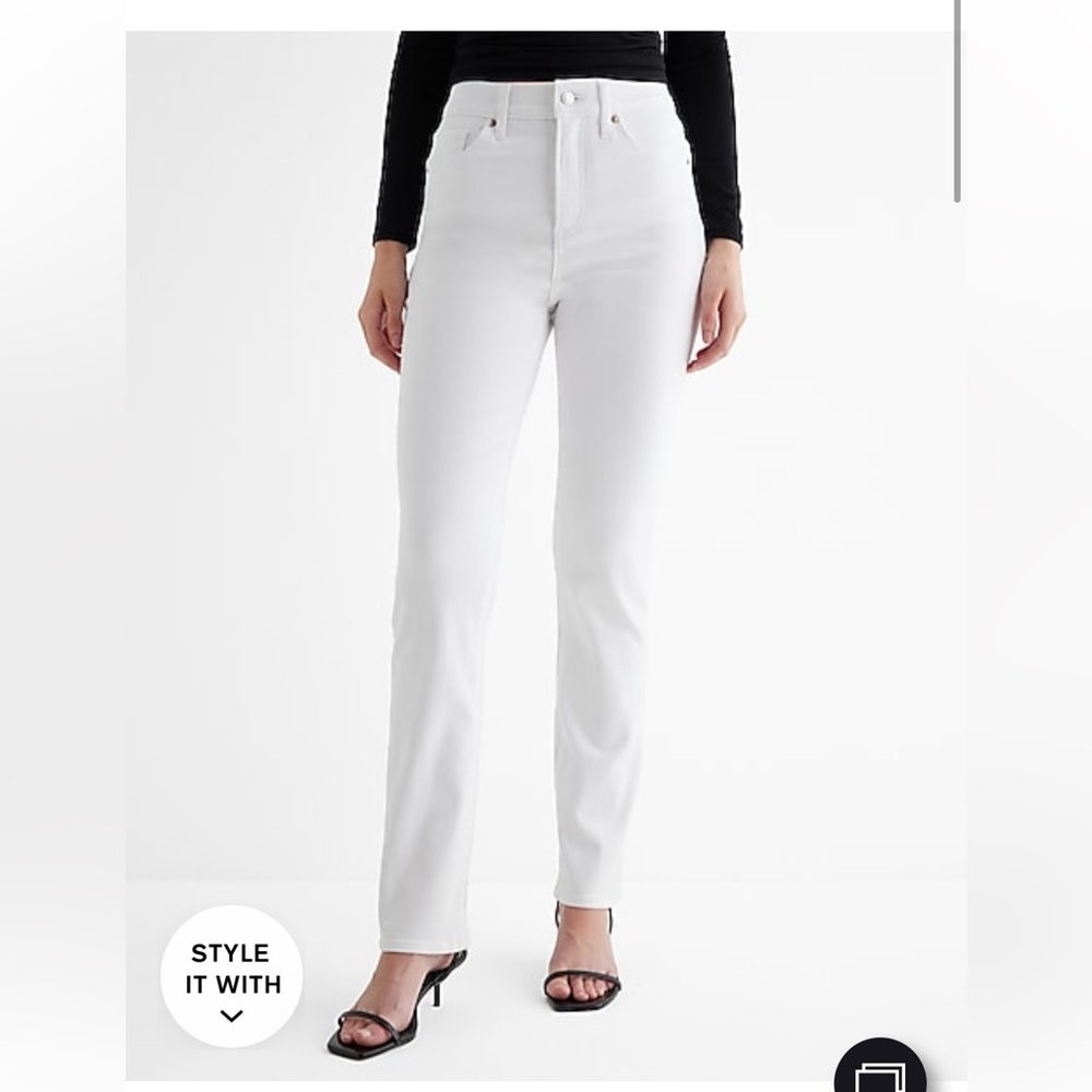Express High Waisted 90s Slim Jeans